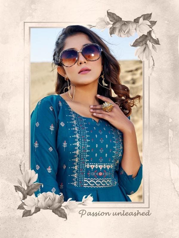 Hirwa Suncity Vol 2 Plus Size Designer Long Anarkali Kurti Collection